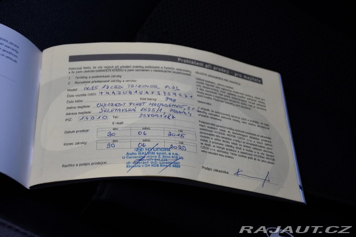 Hyundai ix35 1.7CRDi 85kW ČR 2xKOLA 2015