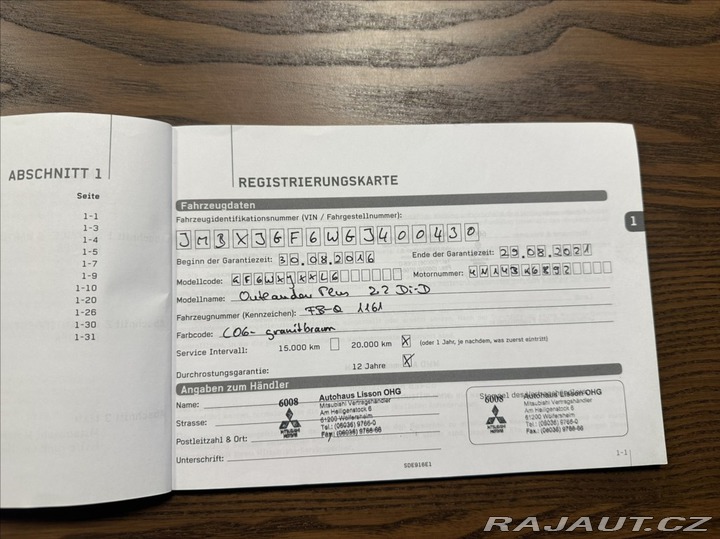 Mitsubishi Outlander 2,2 DI-D 150PS  Plus-7 2016