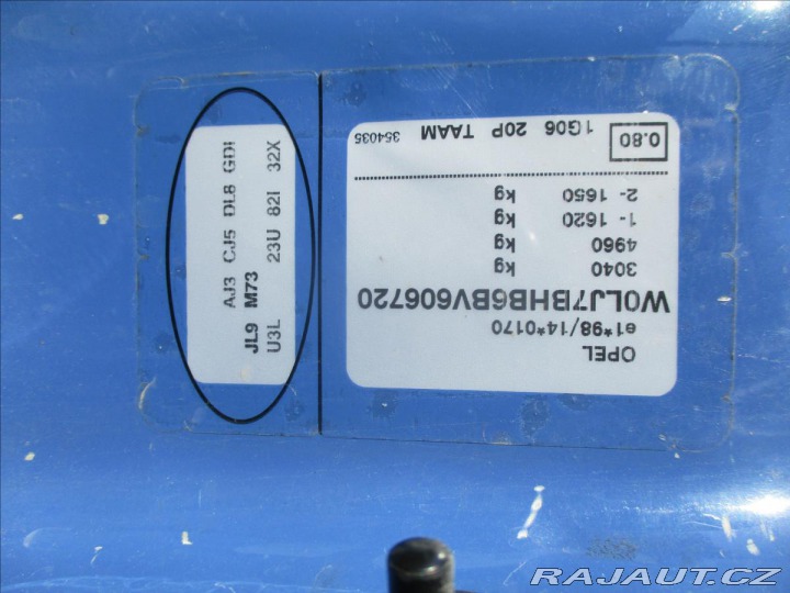 Opel Vivaro 2,0 CDTI L2H1 bez koroze 2010