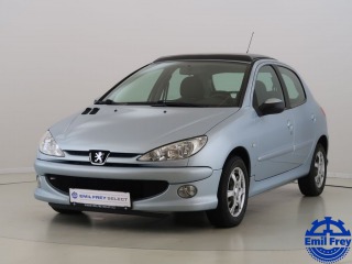 Peugeot 206 1.4HDi,CZ,1Maj,AC,Střešní