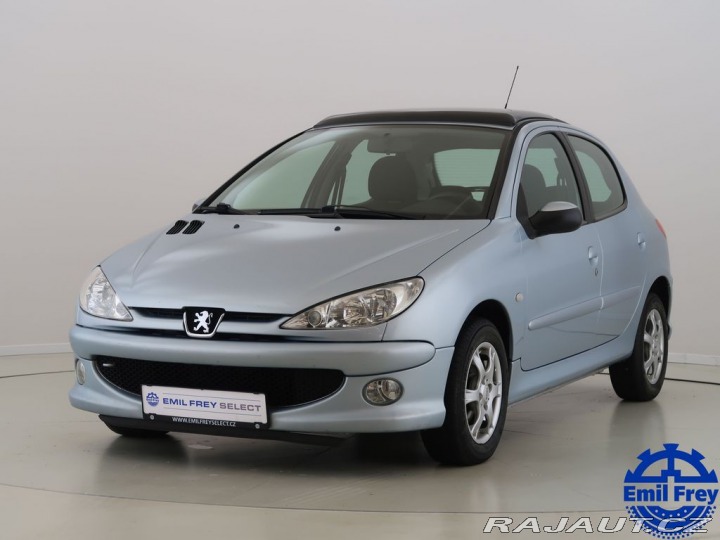 Peugeot 206 1.4HDi,CZ,1Maj,AC,Střešní 2004
