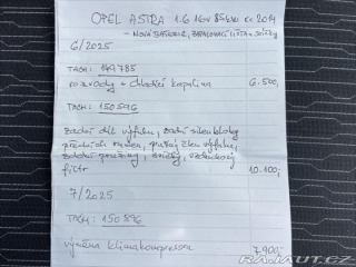 Opel Astra 1,6 16V D.Klima*PDC*Vyhř. 2014