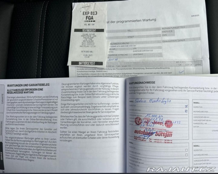 Alfa Romeo Stelvio QudriFoglio 382kw(ODPOČET 2024