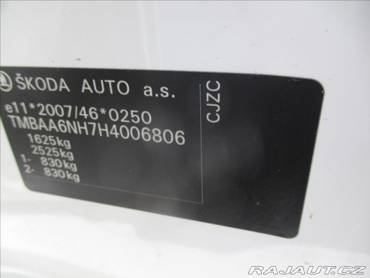 Škoda Rapid 1,2 TSi 66kw Ambiente CZa 2016