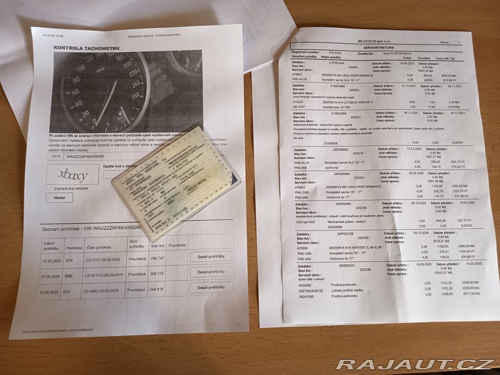 Audi A3 Sportback 1,9TDI 77kw 2008