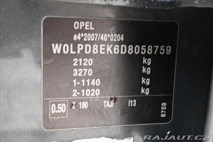 Opel Astra 1,7 CDTi 81 kW Servisní k 2013