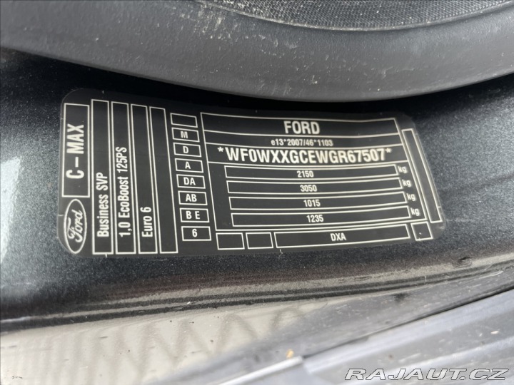 Ford Grand C-MAX 1,0 ECOBOOST 92kw CZauto 2016