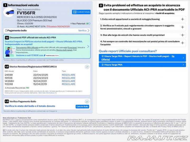 Mercedes-Benz GLA 2,2 CDi 100kw bez koroze 2015