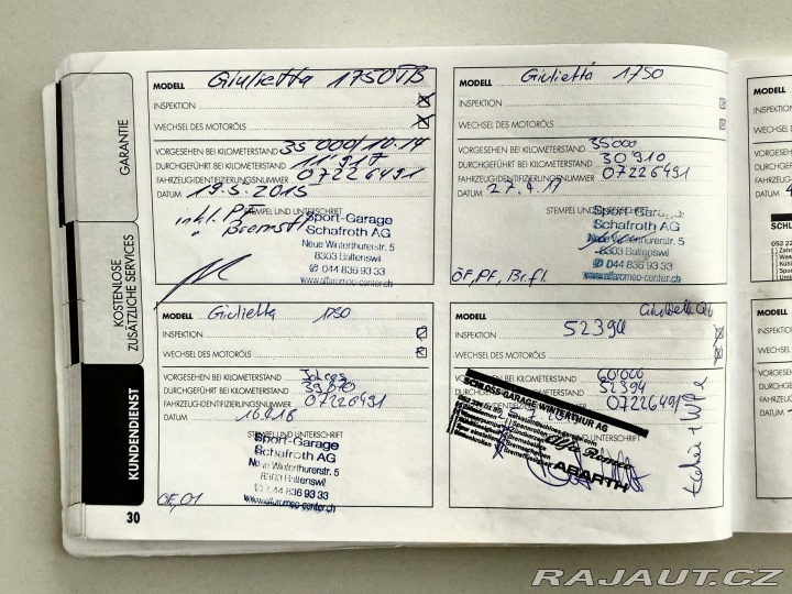 Alfa Romeo Giulietta 1.75 TBi Q.V. REZERVACE 2013