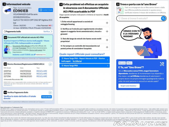 Volkswagen Golf 2,0 TDI 140CV DSG Highlin 2010