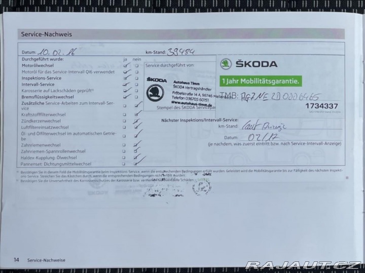 Škoda Octavia 1,6 TDi Klima*Alu*Nez.Top 2013