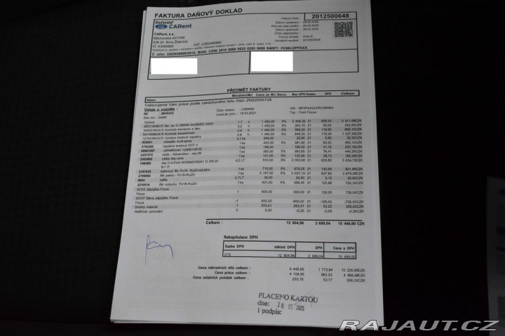 Ford Focus 1.5 EcoBlue ST-LINE*TAŽNÉ 2021