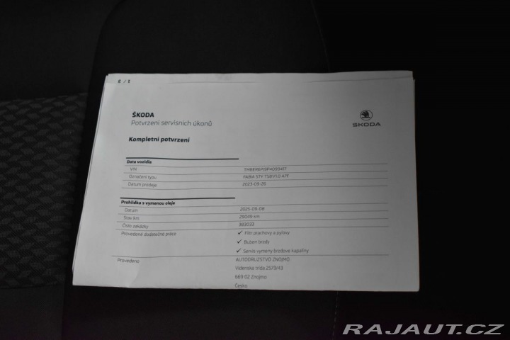 Škoda Fabia 1.0 TSI REZERVACE 2023
