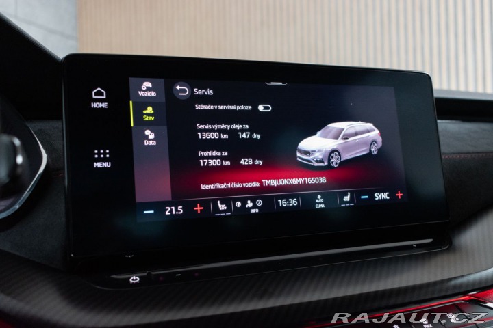 Škoda Octavia RS 2.0TSI REZERVACE 2021