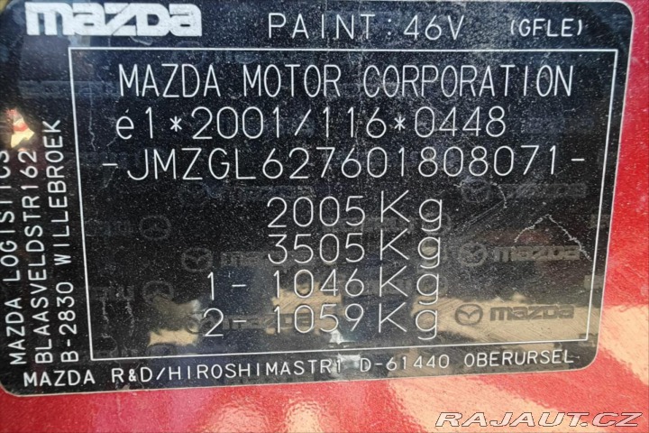 Mazda 6 2,0 SkyActiv-G 121kW VŮZ 2022