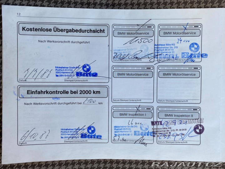 BMW 3 2.7 325e 114.450km! Plná 1987