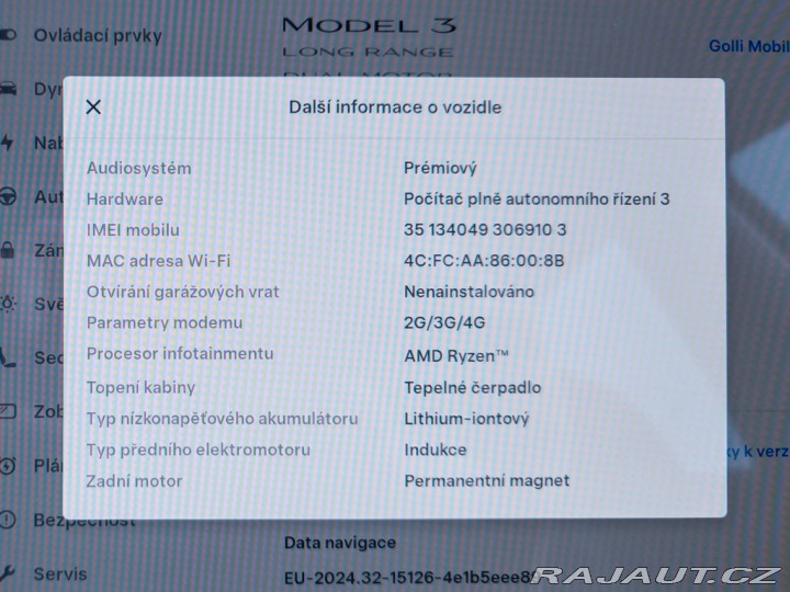Tesla Model 3 L.R.Dual Motor 366KW REZE 2022