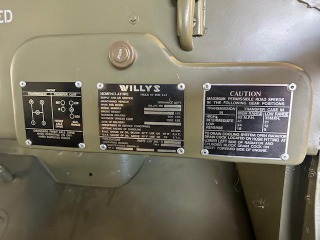 Ostatní značky Ostatní modely Willys Overland MB 1941