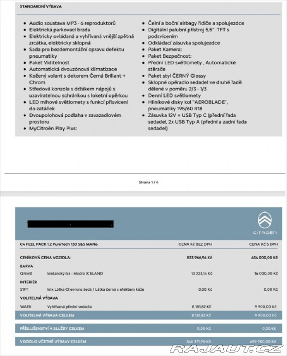 Citroën C4 1,2 130 Feel Pack | CZ 1800