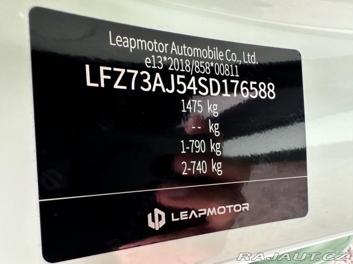 Ostatní značky Ostatní modely Leapmotor T03 70KW 37,3 Kwh 2025