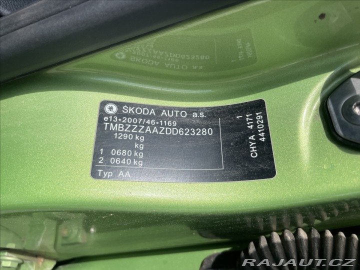 Škoda Citigo 1,0 MPi 44kw Klima Panora 2012