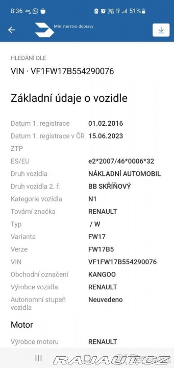 Renault Kangoo 1,5   dci rok 2016 2016
