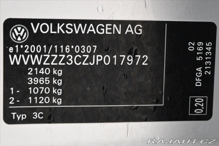 Volkswagen Passat 2,0 TDI 110 kW Navigace Z 2018