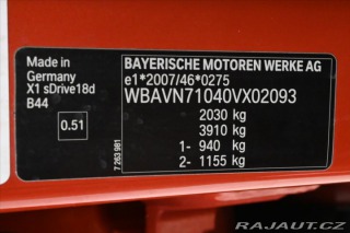 BMW X1 2,0 d 105 kW sDrive Nové 2012