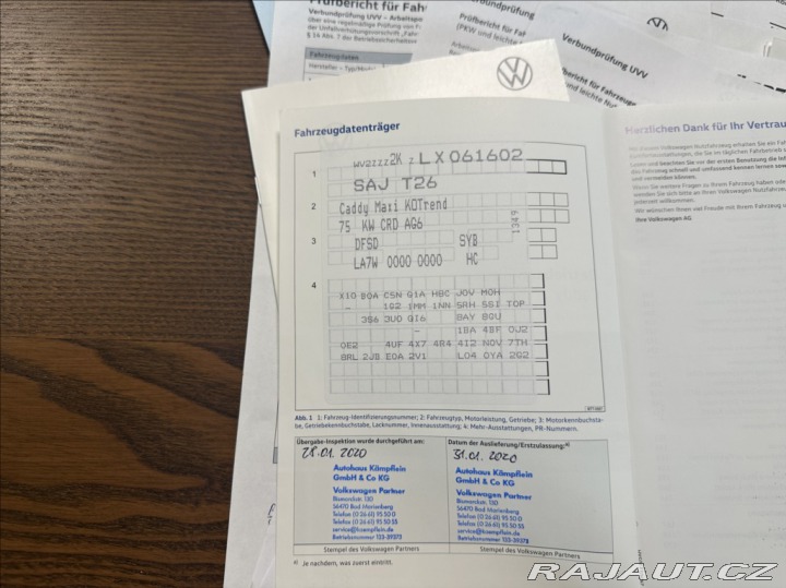 Volkswagen Caddy 2,0 TDI 102PS  Maxi Trend 2020