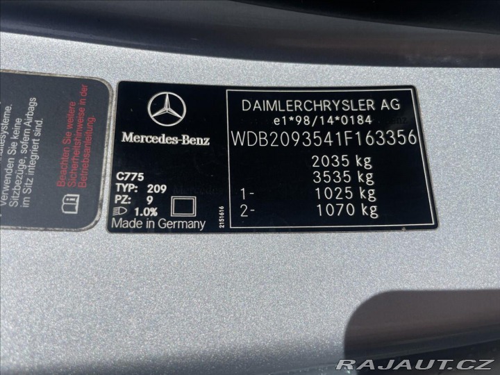 Mercedes-Benz CLK 3,0 i V6 170kw Ambiente T 2005
