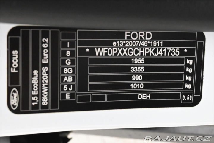Ford Focus 1,5 EcoBlue 88 kW Záruka 2019