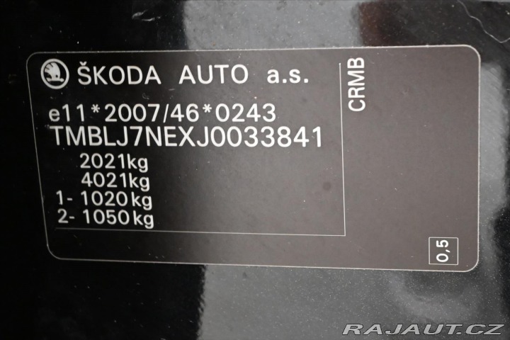 Škoda Octavia 2,0 TDI 110kW 4x4 Tažné Z 2017