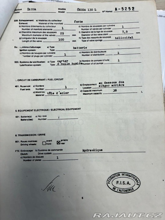 Škoda 130 LR 2x Weber 45 1988