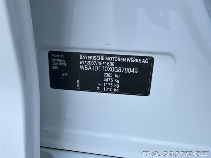 BMW 5 3,0 530d 265PS  M Perform 2017