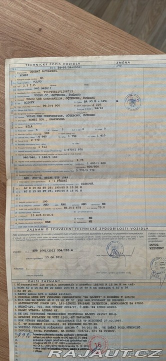 Volvo Ostatní modely 940 1997