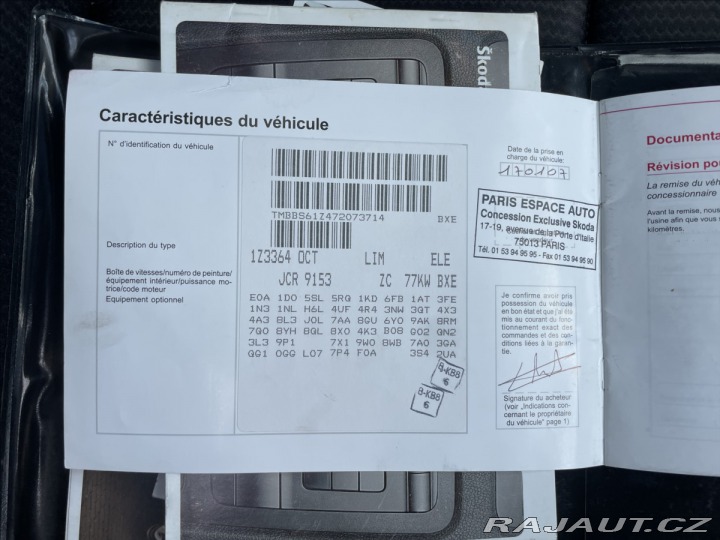 Škoda Octavia 1,9 TDi 77kw Elegance Kli 2007