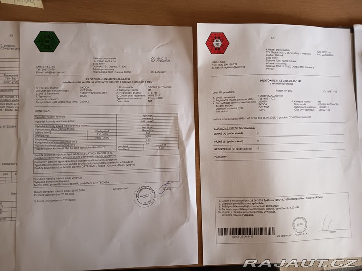 Škoda Octavia 1,6TDI Ambition ČR 1. Maj 2011
