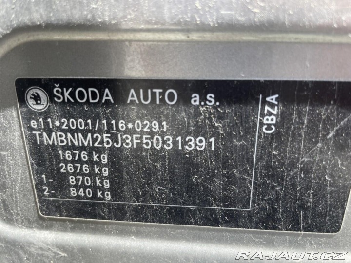 Škoda Roomster 1,2 TSi 63kw Ambiente Kli 2015