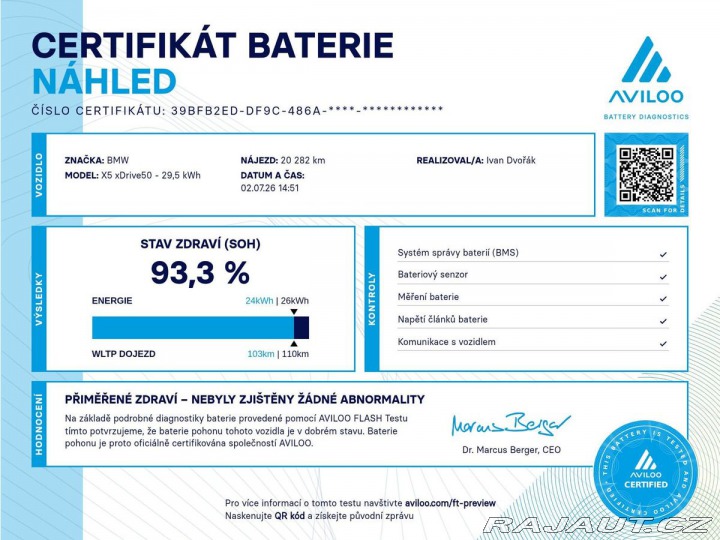 BMW X5 xDrive50e ZÁRUKA*AIR*TAŽN 2024