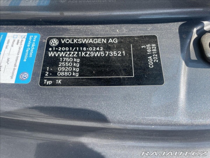 Volkswagen Golf 1,4 MPi 59kw Klima ESP 2009