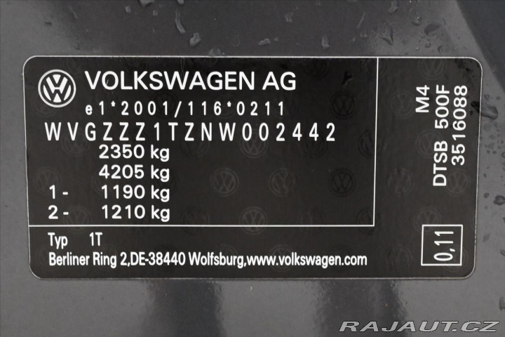 Volkswagen Touran 2,0 TDI 110KW DSG 7míst Z 2022