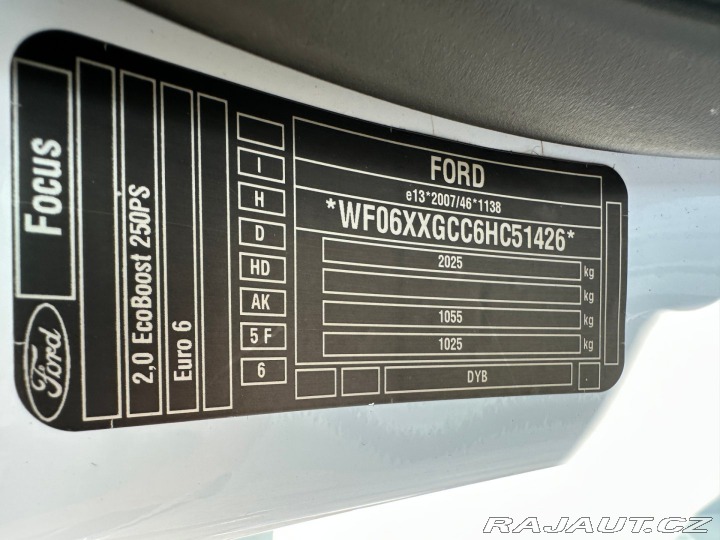 Ford Focus ST 2,0Turbo 184kw 2017