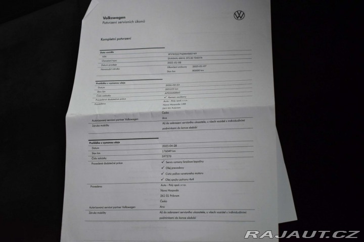 Volkswagen Sharan 2.0 TDI 4x4*DSG*TAŽNÉ*WEB 2021