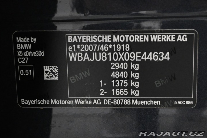 BMW X5 3,0 d xDrive 210kW AT8 Zá 2020