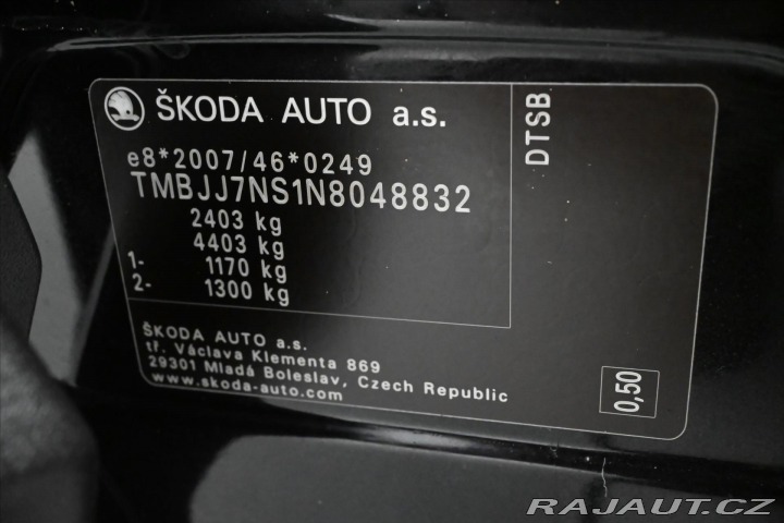 Škoda Kodiaq 2,0 TDI 110 kW DSG 7Míst 2022