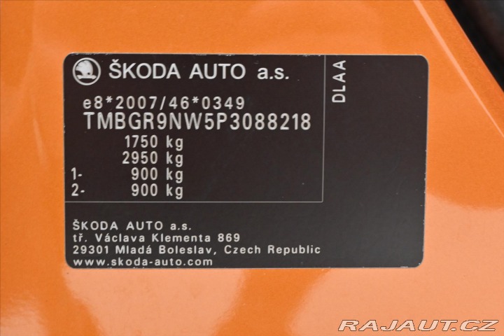 Škoda Kamiq 1,0 TSI 81kW Tažné Záruka 2023