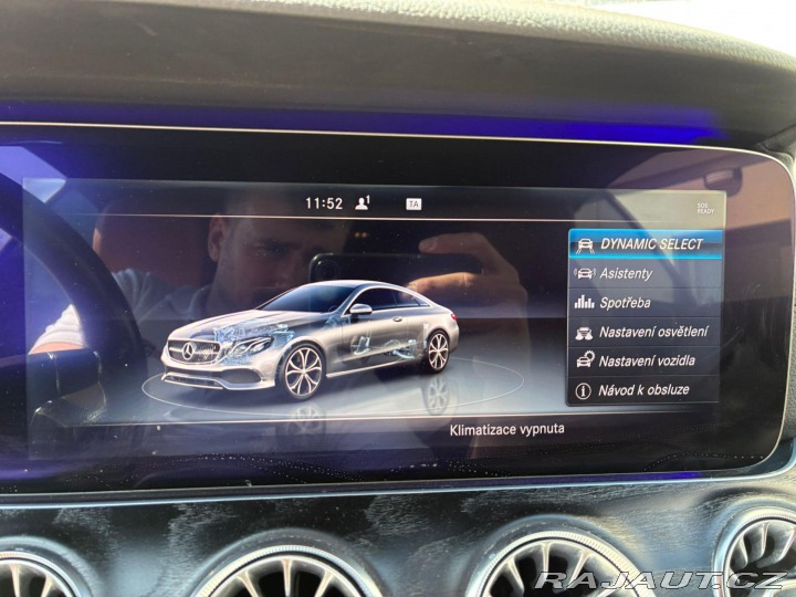 Mercedes-Benz E 220D, 143KW, VZDUCH, ACC, 2017