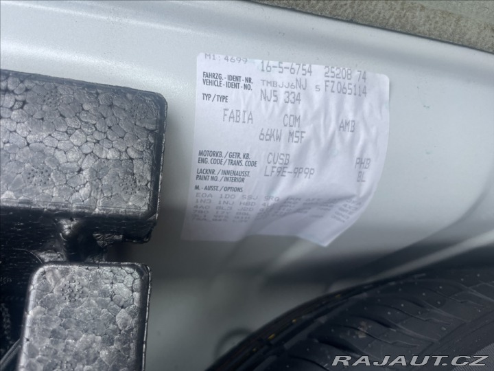 Škoda Fabia 1,4 TDi 66kw Klima FrontA 2015