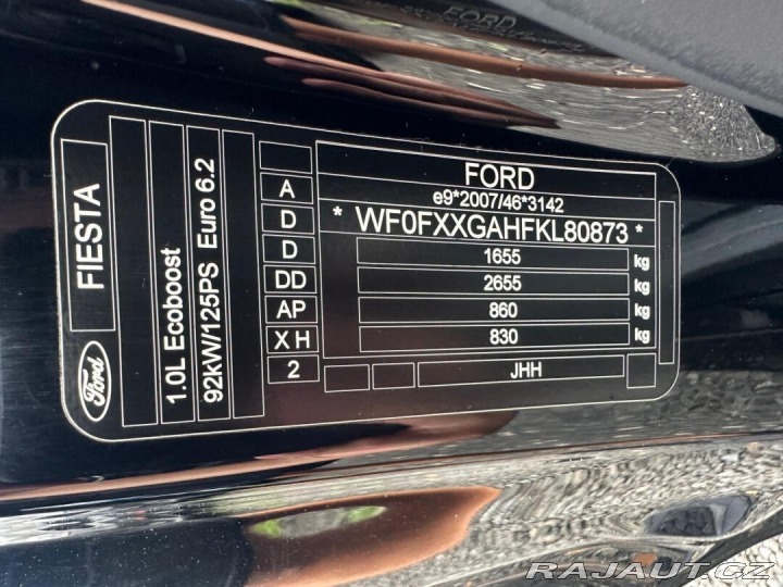 Ford Fiesta 1,0EcoBoost 92kw 2019