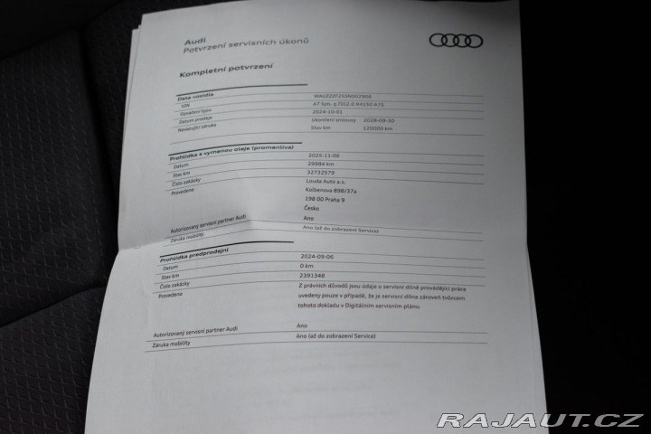 Audi A7 40TDI S-LINE*ZÁRUKA*TAŽNÉ 2024